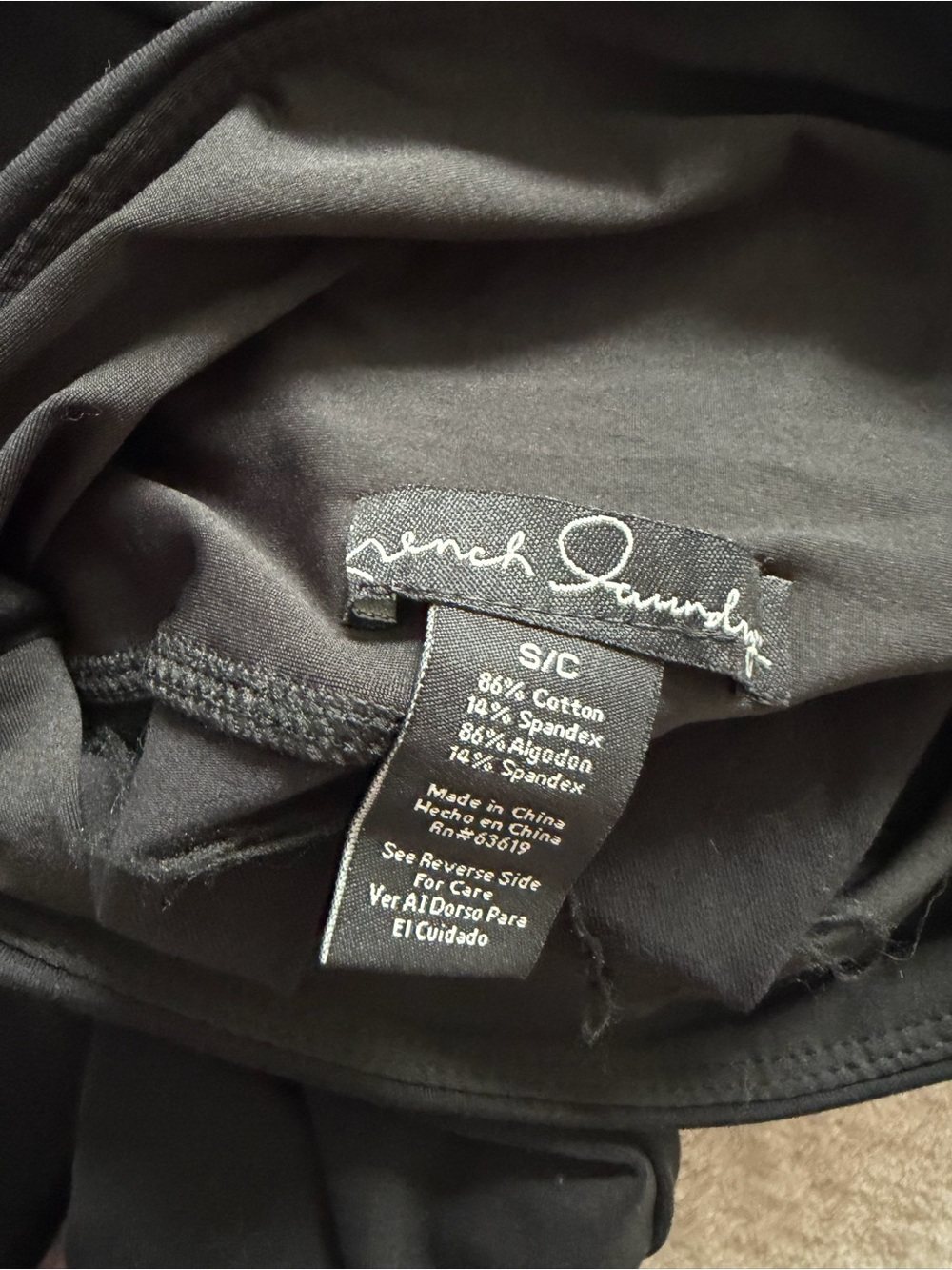 French Laundry Black Control cropped Leggings - Picture 5 of 5